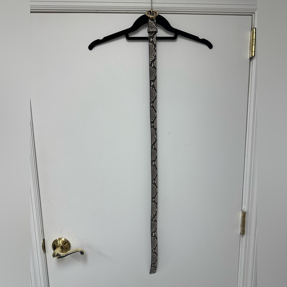 FRAME Snake Print Belt